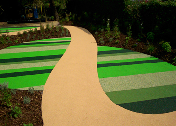 Wet Pour Rubber Safety Surfacing - Independent Playground Manufacturer Robinia Timber Equipment Manufacturer Installation West Sussex Hampshire