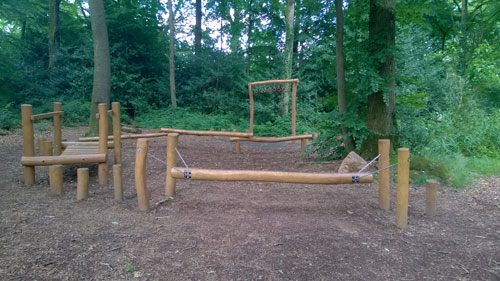 Robinia Timber Adventure Trail Whitestone Walk Chepstow Wales Hardwood Playground Equipment Manufacturer Safety Surfacing Specialist Sussex Hampshire London