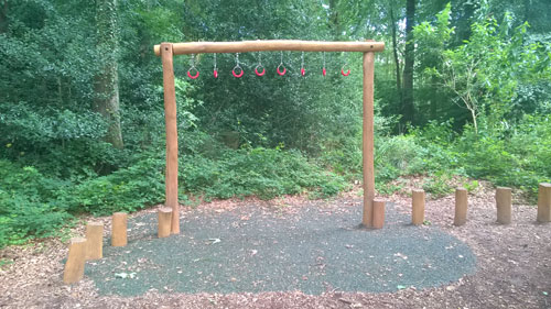 National Resources Wales Robinia Timber Adventure Trail Hardwood Playground Equipment Manufacturer Safety Surfacing Specialist Sussex Hampshire London