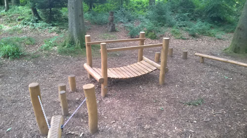 National Resources Wales Robinia Timber Adventure Trail Hardwood Playground Equipment Manufacturer Safety Surfacing Specialist Sussex Hampshire London