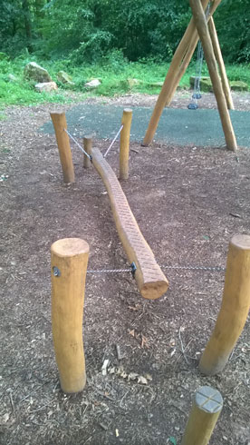 National Resources Wales Robinia Timber Adventure Trail Hardwood Playground Equipment Manufacturer Safety Surfacing Specialist Sussex Hampshire London