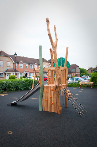 Ropeland Way - Hardwood Play Equipment Horsham - Robinia Playground Equipment Manufacturer Safety Surfacing Specialist West Sussex East Sussex Surrey Hampshire London