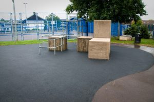 Wet Pour Parkour Bewbush Crawley - Safety Surfacing of Parkour Area Bewbush Crawley - Wet Pour Safety Surfacing Specialists Sussex Surrey Hampshire