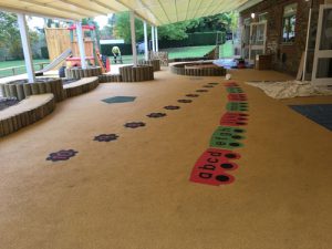 Hardwood Robinia Bishop Challoner School - Play Equipment Robinia Playground Equipment Manufacturer Surfacing Specialist West Sussex Surrey Hampshire London