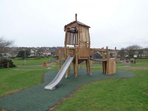 Acorn Unit Play Tower Saltdean Oval Park - Brighton & Hove Council - Robinia Playground Equipment Manufacturer West Sussex Surrey Hampshire London