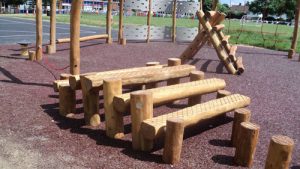 Our Lady Queen Of Heaven Primary School Crawley - Hardwood Robinia Adventure Trail Equipment - Robinia Manufacturer West Sussex Surrey Hampshire London