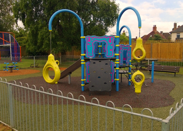 SafaMulch Bonded Rubber Safety Surfacing - Independent Playground Installation - Safety Surfacing Installer West Sussex Surrey Hampshire