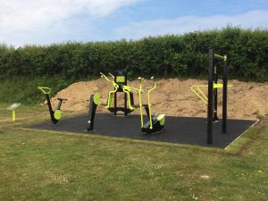 Exercise Equipment Lodsworth Wet Pour Rubber Safety Surfacing Independent Playground Installation - Safety Surfacing Installer West Sussex Surrey Hampshire