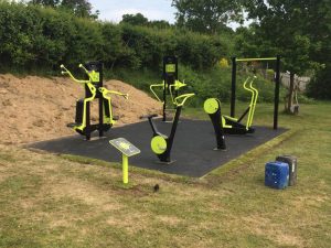 Exercise Equipment Lodsworth Wet Pour Rubber Safety Surfacing Independent Playground Installation - Safety Surfacing Installer West Sussex Surrey Hampshire