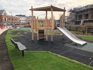 Hevelock Southall Project - Playsafe Playgrounds - Independent Playground Installation SafaMulch Safety Surfacing Installer West Sussex Surrey Hampshire