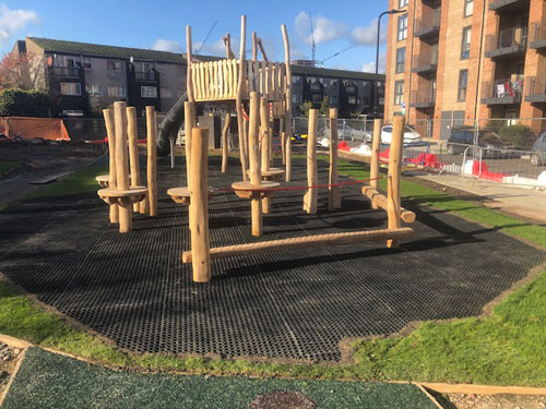 Hevelock Southall Completed Project - Playsafe Playgrounds - Independent Playground Safety Surfacing Installer West Sussex Surrey Hampshire