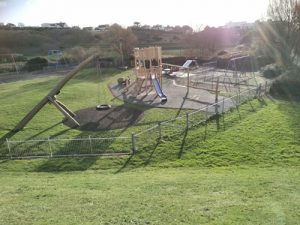 East Brighton Park Robinia Play Equipment Installation - SafaMulch - Independent Playground Safety Surfacing Installer West Sussex Surrey Hampshire