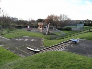 East Brighton Park Robinia Play Equipment Installation - SafaMulch - Independent Playground Safety Surfacing Installer West Sussex Surrey Hampshire