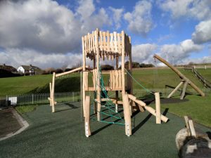 East Brighton Park Robinia Play Equipment Installation - SafaMulch - Independent Playground Safety Surfacing Installer West Sussex Surrey Hampshire