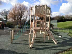 East Brighton Park Robinia Play Equipment Installation - SafaMulch - Independent Playground Safety Surfacing Installer West Sussex Surrey Hampshire