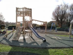 East Brighton Park Robinia Play Equipment Installation - SafaMulch - Independent Playground Safety Surfacing Installer West Sussex Surrey Hampshire