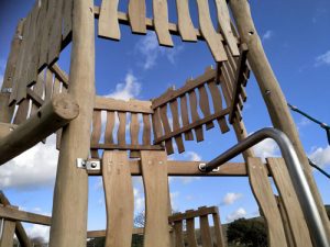 East Brighton Park Robinia Play Equipment Installation - SafaMulch - Independent Playground Safety Surfacing Installer West Sussex Surrey Hampshire