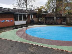 Grove Park Primary School Chiswick - Wet Pour - Independent Playground Safety Surfacing Installer West Sussex Surrey Hampshire