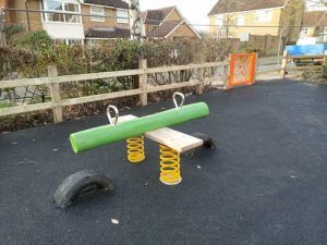 Wren Close Horsham District Council Park Play Equipment - Wet Pour - Independent Playground Safety Surfacing Installer West Sussex Surrey Hampshire