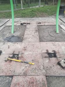 Corsham Works AMEY - Playsafe Playgrounds Preparation Works - Independent Playground Safety Surfacing Installer West Sussex Surrey Hampshire