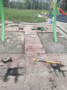 Corsham Works AMEY - Playsafe Playgrounds Preparation Works - Independent Playground Safety Surfacing Installer West Sussex Surrey Hampshire