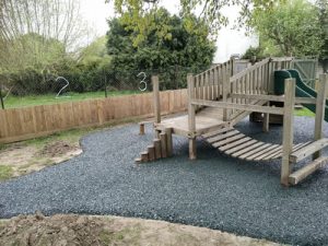 Safamulch Dauxwood Pre-School - SafaMulch Rubber Surfacing - Independent Playground Safety Surfacing Installer West Sussex Surrey Hampshire