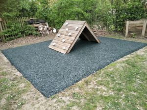 Safamulch Dauxwood Pre-School - SafaMulch Rubber Surfacing - Independent Playground Safety Surfacing Installer West Sussex Surrey Hampshire