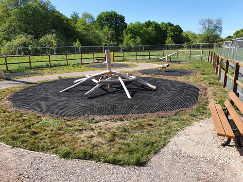 Sandhurst Bloor Homes Berkshire - Grass Matt Surfacing - Independent Playground Safety Surfacing Installer West Sussex Surrey Hampshire