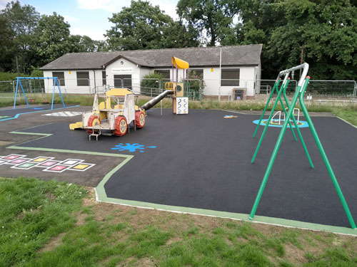 Parsonage Lane Bishops Stortford - Wet Pour - Independent Playground Safety Surfacing Installer West Sussex Surrey Hampshire