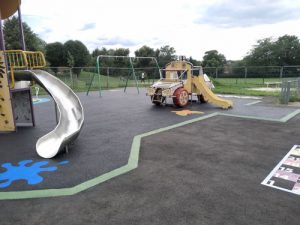 Parsonage Lane Bishops Stortford - Wet Pour - Independent Playground Safety Surfacing Installer West Sussex Surrey Hampshire