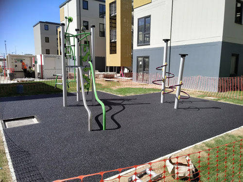 Weighbridge Dagenham Project - Installation - Wet Pour - Safety Surfacing - Independent Playground Safety Surfacing Installer West Sussex Surrey Hampshire