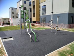 Weighbridge Dagenham Project - Installation - Wet Pour - Safety Surfacing - Independent Playground Safety Surfacing Installer West Sussex Surrey Hampshire