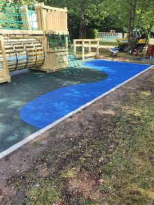 Wet Pour Ascot Home Front - Wet Pour Rubber Surfacing - Independent Playground Safety Surfacing Installer West Sussex Surrey Hampshire