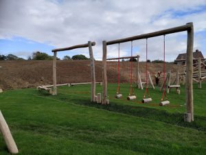 Banky Fields East Sussex - Thakeham Homes Robinia Play Equipment - Grass Matt Surfacing - Independent Playground Safety Surfacing Installer Surrey Hampshire