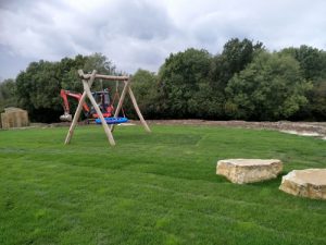 Banky FieRobinia Play Equipment - Grass Matt Surfacing - Independent Playground Safety Surfacing Installer Surrey Hampshire