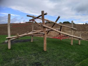 Banky Fields East Sussex - Thakeham Homes Robinia Play Equipment - Grass Matt Surfacing - Independent Playground Safety Surfacing Installer Surrey Hampshire