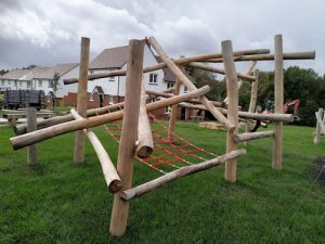 Banky FieRobinia Play Equipment - Grass Matt Surfacing - Independent Playground Safety Surfacing Installer Surrey Hampshire