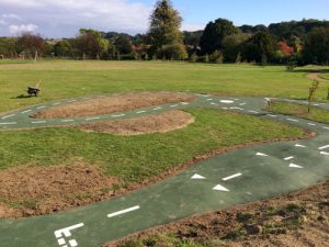 Scooter Track Easebourne PC - Bicycle Track & Playground Installers - Independent Playground Safety Surfacing Installer West Sussex Surrey Hampshire