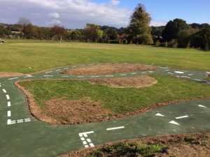 Scooter Track Easebourne PC - Bicycle Track & Playground Installers - Independent Playground Safety Surfacing Installer West Sussex Surrey Hampshire