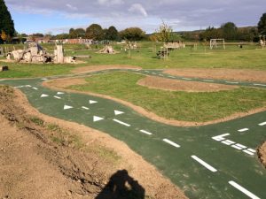 Scooter Track Easebourne PC - Bicycle Track & Playground Installers - Independent Playground Safety Surfacing Installer West Sussex Surrey Hampshire