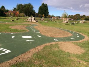 Scooter Track Easebourne PC - Bicycle Track & Playground Installers - Independent Playground Safety Surfacing Installer West Sussex Surrey Hampshire