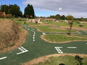 Scooter Track Easebourne PC - Bicycle Track & Playground Installers - Independent Playground Safety Surfacing Installer West Sussex Surrey Hampshire