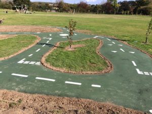 Scooter Track Easebourne PC - Bicycle Track & Playground Installers - Independent Playground Safety Surfacing Installer West Sussex Surrey Hampshire