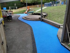 St Michaels School Wet Pour - Wet Pour Rubber Surfacing - Independent Playground Safety Surfacing Installer West Sussex Surrey Hampshire