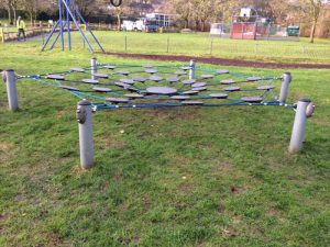 Landport Road Lewes DC Net Structure Playground Installers Sussex - Independent Playground Safety Surfacing West Sussex Surrey Hampshire