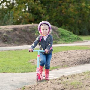 Scooter Track Official Opening Easebourne PC - Bicycle Track & Playground Installers - Independent Playground Installer West Sussex Hampshire