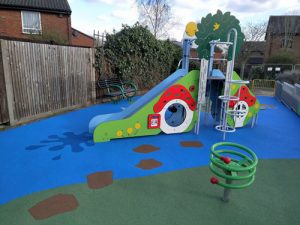 Wet Pour Heacham Avenue Uxbridge - Play Area - Wet Pour - Independent Playground Safety Surfacing Installer West Sussex Surrey Hampshire