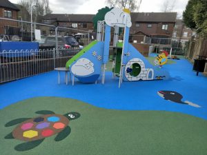 Playsafe Playgrounds Uxbridge - Play Area - Wet Pour - Independent Playground Safety Surfacing Installer West Sussex Surrey Hampshire