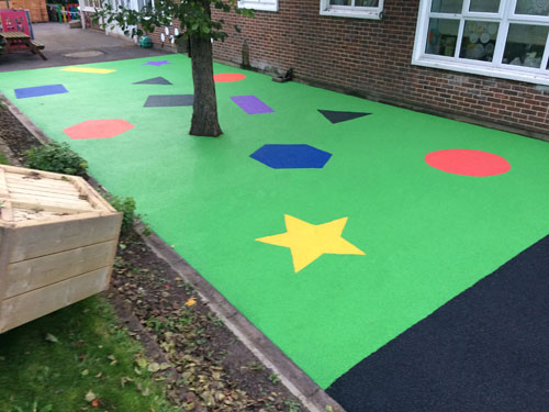 Bevendean Primary School Brighton Wet Pour - Wet Pour Rubber Surfacing - Independent Playground Safety Surfacing Installer West Sussex Surrey Hampshire