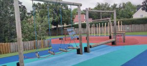 Dulwich Prep School Grass London Surrey Sussex Hardwood Play Equipment, Play Equipment Manufacturer, Play Area Specialist, Safety Surfacing